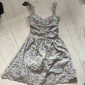 Light green vintage spring dress